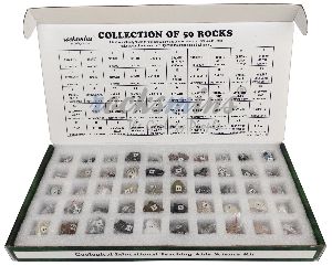 ro50pt rocksmins collection of 50 rocks box