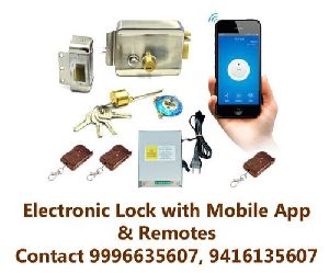 Electronic Lock with Wifi Power Supply (Mobile App) &amp;amp; 3 Remotes