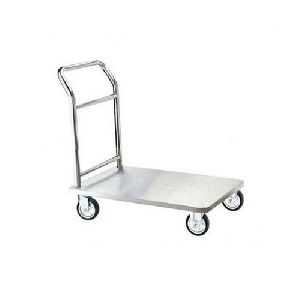 stainless steel luggage trolley