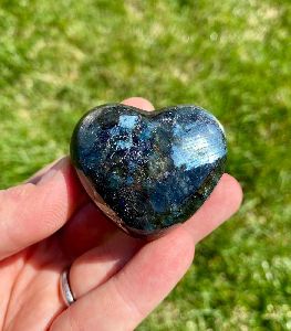 Larvikite Puffy Heart