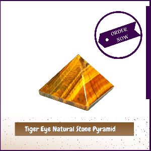 Tiger Eye Pyramid