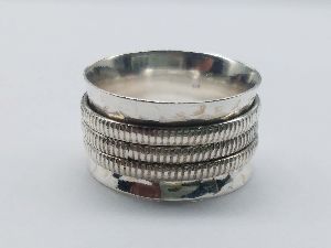 925 Solid Sterling Silver Handmade Spinner Rings