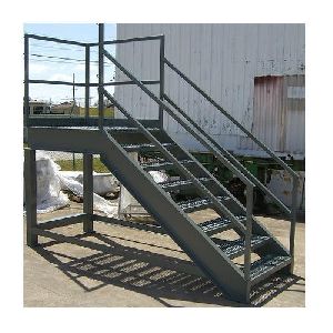 Industrial Iron Staircase