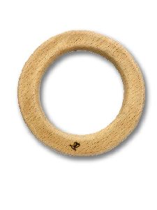 Circular Wooden Teether