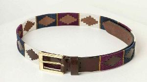 Ladies Leather Embroidered Belts