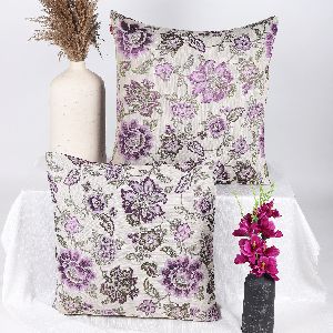 60cms x 60cms purple 2 pieces silky smooth cushion covers
