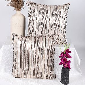 silky smooth 60cms x 60cms off white 2 pieces cushion covers