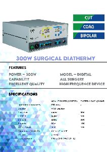 300 watts surgical diathermy