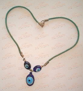 Glass Evil Eye Necklace