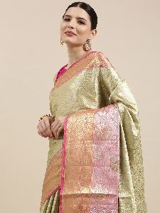 K4B Banarasi Tissue Silk Sarees