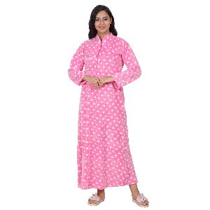 fcity.in - Shree Balaji Maxi Women Heavy Woolen Winter Wear Long Sleeve Maxi