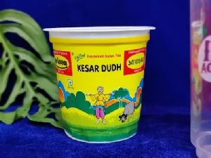 Plastic Kesar Milk Cup