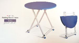Round Wooden Folding Table