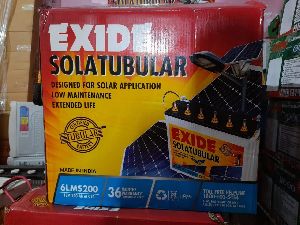 exide 6lms 200ah solar tubular battery