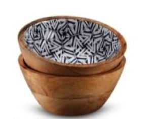 Wooden Printed Bowls