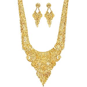 JK Gold Plated Necklace Set