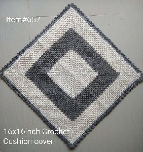 crochet cushion covers