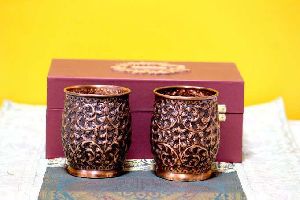 Pure Copper Kashmiri Mugs