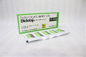 Diclofenac Sodium Sppositories 12.5 mg Tablets (Diclotaj 12.5 mg)