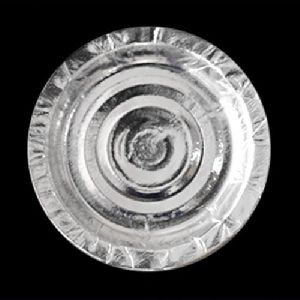 Silver Paper Disposable Plate