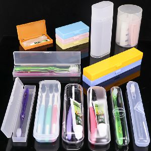 PP Plastic Travel Electric Toothbrush Case Kids Toothbrush Holder Portable Bathroom Dental Floss Box