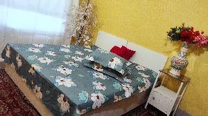 Floral Print Double king size Flat Bedsheet