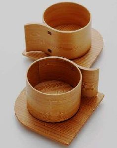 Wooden Cup Plates