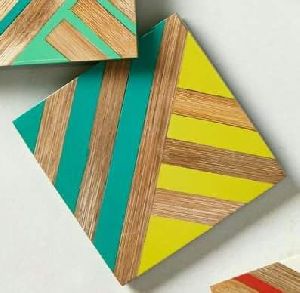 Wooden Square Coasters