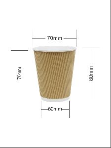 6 Oz Ripple Wall Paper Cup