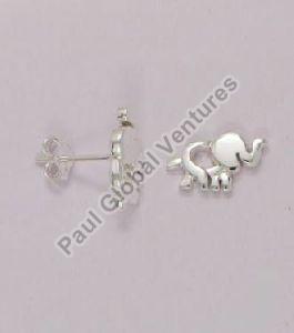 925 Sterling Silver Animal Design Stud Earrings