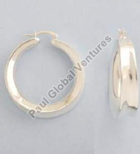 925 Sterling Silver Electroforming Hoop Earrings