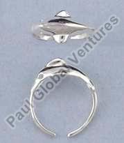 925 Sterling Silver Fancy Toe Ring