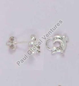 925 Sterling Silver Sea Collection Stud Earrings