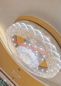 Crystal ball chandelier