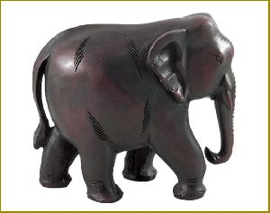 Wooden Elephant Showpiece