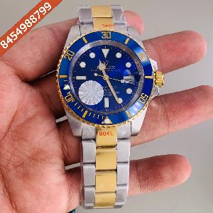 Rolex Submariner Dual Tone Blue Dial Automatic Men’s Watch