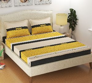 flat double bed bedsheet