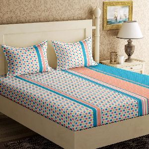 double bed mix grey bedsheet