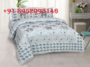 double 100x108 cotton queen bedsheet