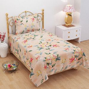 Bedsheet Flat Single Bed Glace Cotton Sheet 