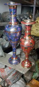 brass flower vases