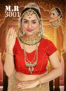 3001 Brass Bridal Necklace Set