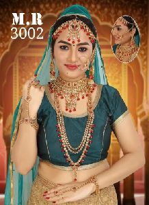 3002 Brass Bridal Necklace Set