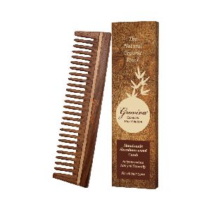 Groviva Handmade Sheesham Wood Comb to smoothens hair (14 FC)