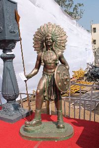 FRP Dwarpal Statue