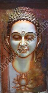 FRP Gautam Buddha Wall Mural