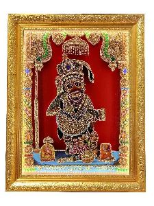 Hanuman Ji Lightning Handmade Work Photo Frame