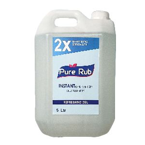 2X Strength Pour Rub Instant Refreshing Gel Hand Sanitizer