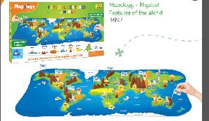 Mapology Physical Features of the World Puzzle Toy
