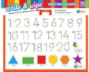 Write & Wipe number Plus Shaped Writing Board